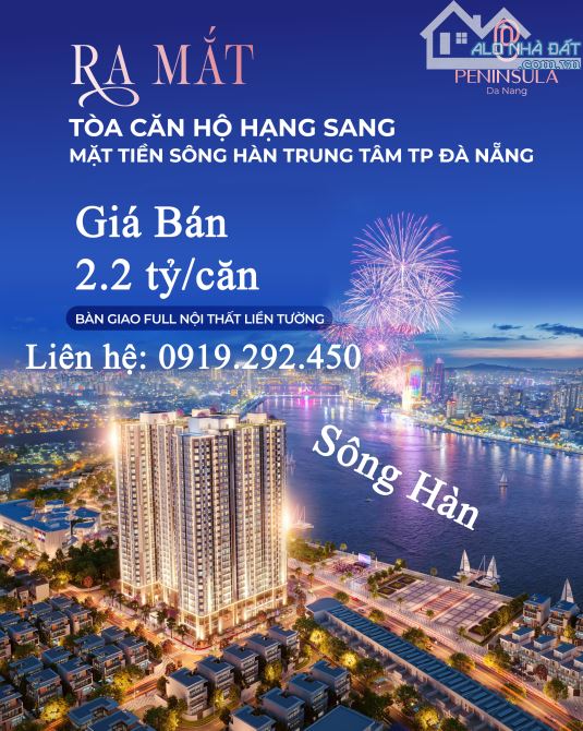 PENINSULA - Chỉ từ 2,2 tỷ/căn 1PN-2PN-3PN, Ưu đãi khủng lên đến 400 triệu trong tháng 10