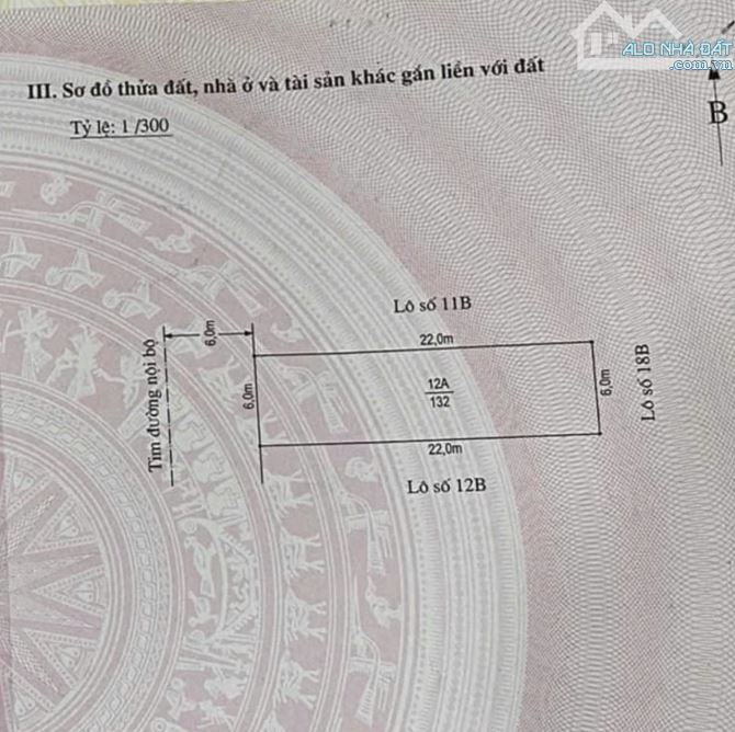 132m2 ngang 6m Bến Thóc, An Đồng, An Dương giá chỉ 2,5x tỷ