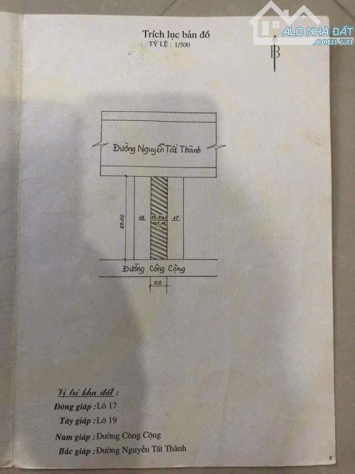 Chào bán 3 Lô Đất mặt Tiền Nguyễn Tất Thành. Đoạn giữa Hà Khê Và Tôn Thất Đạm. S= 375m2 - 2