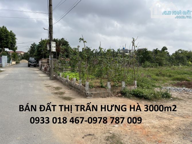 Bán đất thị trấn hưng hà, thái bình 500m2-18,5tr/m2 - 2