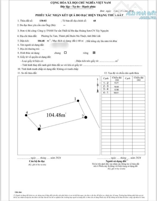 💥Nhà cấp 4 hẻm Y Nuê - 6.20 x 18.6m - 1.79 tỷ - 3