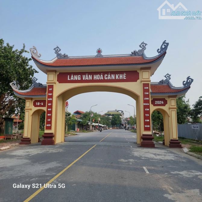 BÁN ĐẤT CÁN KHÊ- ĐÔNG ANH-Ô TÔ VÀO NHÀ-GẦN ĐƯỜNG LÊ HỮU TỰU -DT: 117 - MT:6,8M-GIÁ: 4,2 TỶ - 3