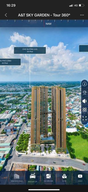 Căn hộ 3 mặt tiền dự án A&T Sky Garden -  Sở hữu căn hộ chỉ với 1 tỷ4 1 căn. - 3