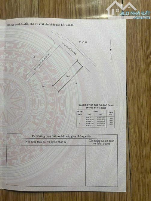 CHỦ GỬI BÁN 72M2 MẶT TIỀN - GIÁ 1 TỶ 389 TRIỆU -GẦN ỦY BAN NHÂN DÂN TÂN HIỆP - 3