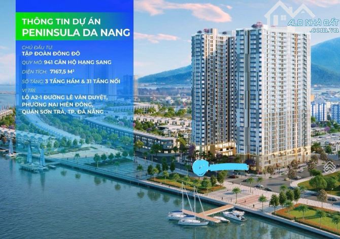 BÁN CĂN GÓC SUẤT NGOẠI GIAO DỰ ÁN CĂN HỘ PENINSULA VIEW TRỰC DIỆN SÔNG HÀN ĐÀ NẴNG - 3