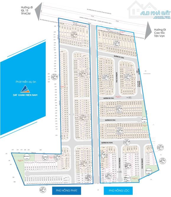 Bán lô góc 5.6x13m, Đường N1 KDC Lộc Phát p.Thuận Giao gần cổng chính - 6