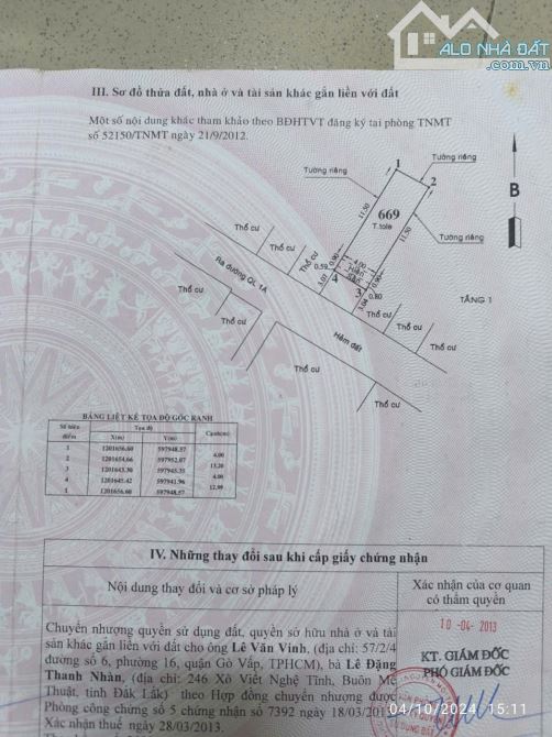 Cần bán gấp nhà hẻm xe hơi Nguyễn Thị Kiểu, Q12, TP.HCM - 1