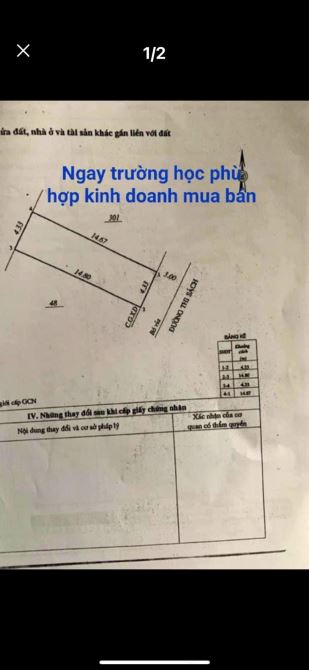 Đất Vàng Quy Nhơn!!! Mặt tiền thi sách giá 5tỷ - 1