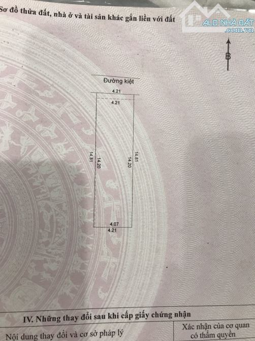 Bán nhà kiệt Hà Văn Trí (Ngang 4.2m vuông vức), phường Khuê Trung - Giá chỉ 2.1 tỷ tl - 2