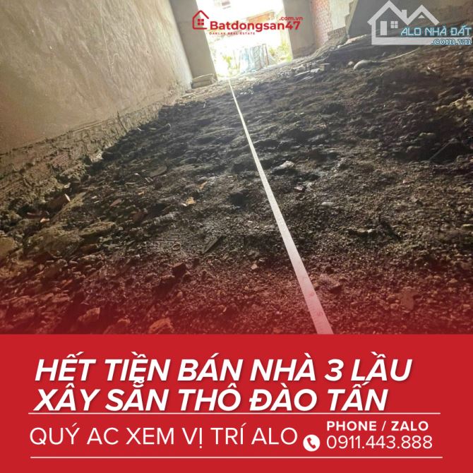 💥VÌ CẠN VỐN HẾT TIỀN HOÀN THIỆN NHÀ MT ĐÀO TẤN - NGAY CHỢ PHAN CHU TRINH - 3