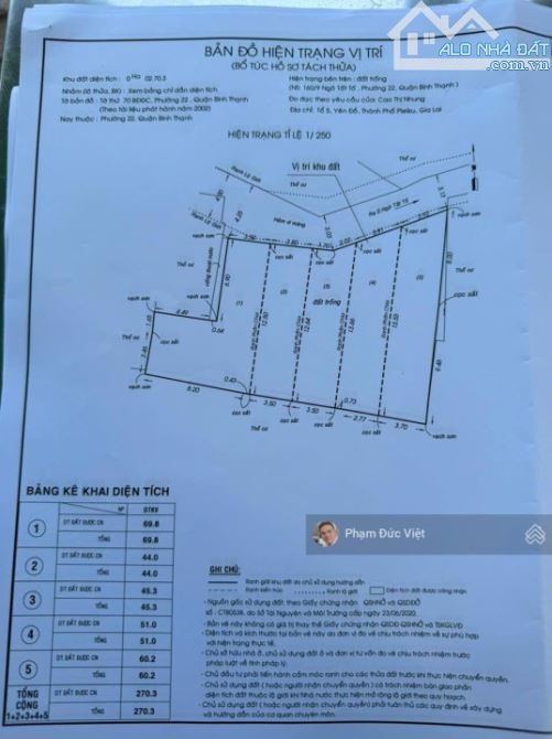 Bán đất Hoàng Hoa Thám Quận Bình Thạnh (6x18) 80m2 công nhận hẻm 8m gặp trực tiếp chủ TL - 4