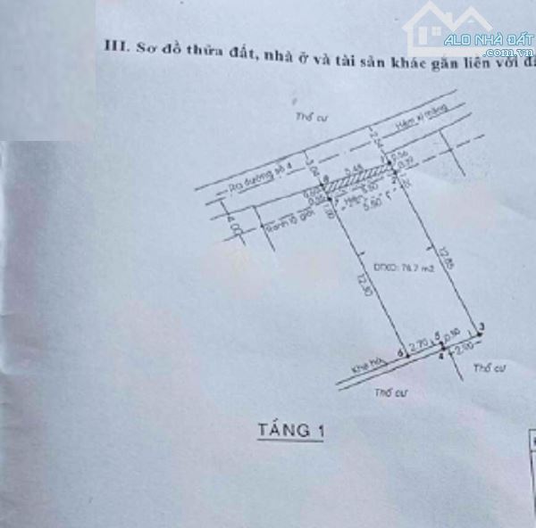 Nhà bán Trục Quốc lộ 13 , Hiệp Bình Chánh, 79m2, Ngộp 3,75 tỷ(TL mạnh). - 4