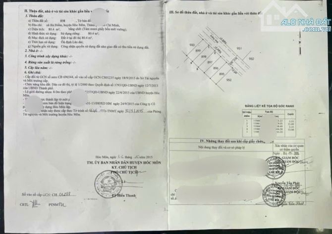Bán gấp căn nhà trong Khu Dân Cư Bà Điểm 4, Bà Điểm, Hóc Môn. 800tr. Xem nhà liên hệ em - 8