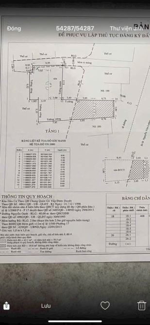 GẤP! Nhà MT Nguyễn Oanh DT 4x17m, nở hậu 6.5m, 1 lầu, ĐCT 30tr/, giá 15 tỷ TL - 1