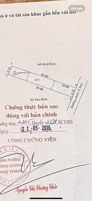 BÁN NHÀ 1/ĐẠI LỘ BÌNH DƯƠNG ĐÚNG 100M, GẦN SÂN BANH GÒ ĐẬU. DT 4,5×30M TC 50M.GIÁ 3TỶ550 - 2