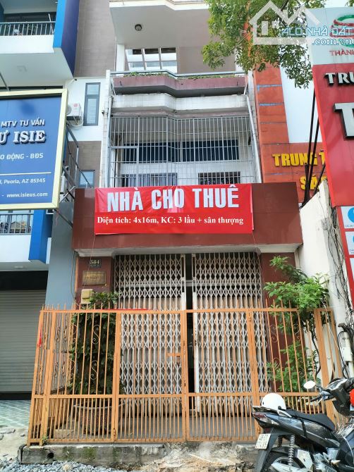 Cho thuê nhà mặt tiền số 584 Đường 3/2 Phường 14, Quận 10, DT: 4x16m, 4 lầu, giá: 48tr TL