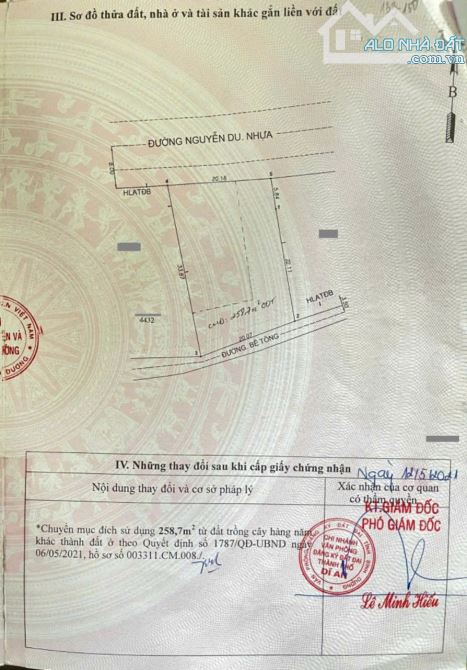 Đất 614m ngang 20m mặt tiền Nguyễn Du đối diện trường học p. Dĩ An Tp. Dĩ An - 2