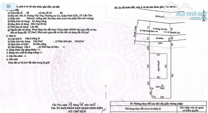 Bán nhà mặt tiền đường HOÀNG VĂN THỤ,  Diện tích: 12,45m x 33m= 397m2, giá: 55 tỷ - 2