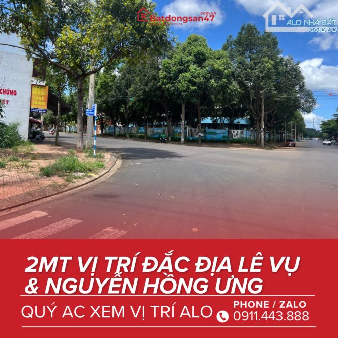 💥LÔ GÓC 2 MT LÊ VỤ & NGUYỄN HỒNG ƯNG VỊ TRÍ NGÃ 4 SÁNG - 2