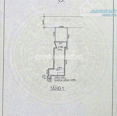 Bán biệt thự gần hồ Con Rùa Quận 3, DT 226m2 đất, ngang 10m, 4 tầng, nhà cũ - 2