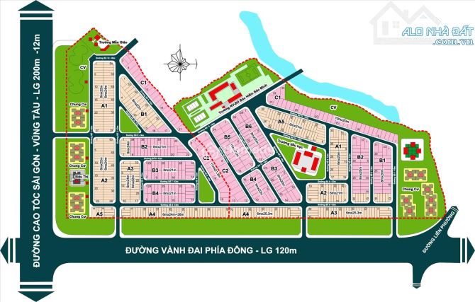 Đất biệt thự Vườn KDC Khang An Phú Hữu Rẻ 19% 400m2 Chỉ 14 tỷ 500 View Rạch Mát Mẻ - 4