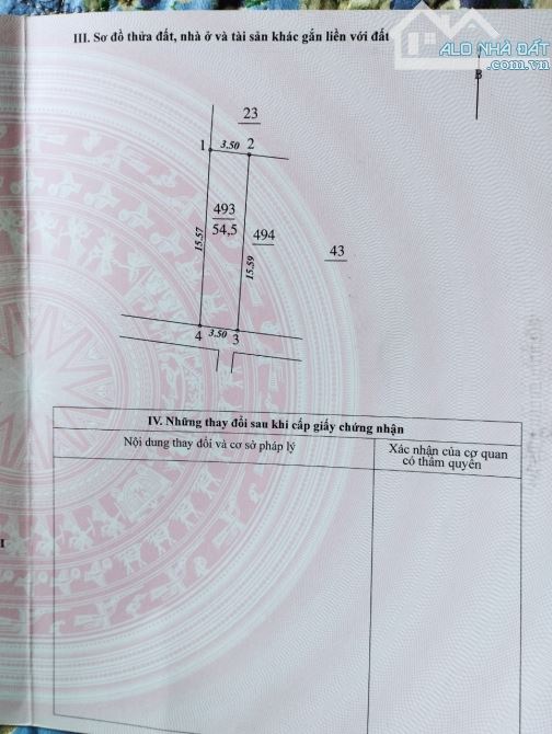 Chủ gửi bán 52m2 đất làng Nhật Tảo, ngõ nông ô tô cách 15m đất vuông đẹp