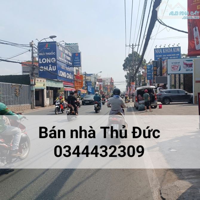 Bán nhà Thủ Đức, Mặt tiền kinh doanh, Ngay Lê Văn Việt, 140 m2, Ngang 6m, 10 tỷ nhỉnh - 1