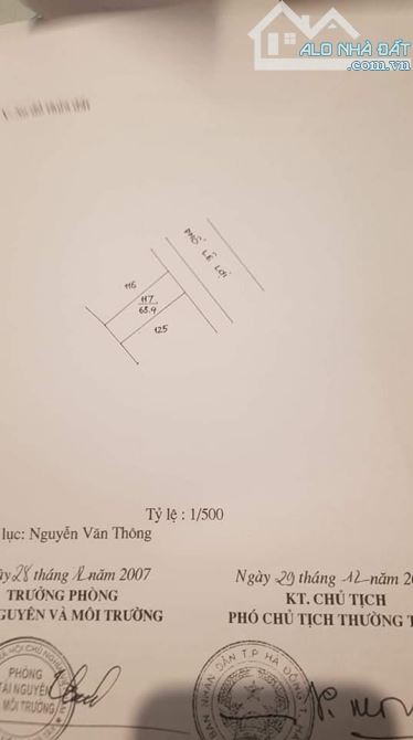 BÁN NHÀ MẶT PHỐ LÊ LỢI_CHỢ HÀ ĐÔNG_KINH DOANH SẦM UẤT_64M_MT4,6m_3t - 3