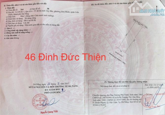 Bán lô đất Đinh Đức Thiện - vị trí đẹp