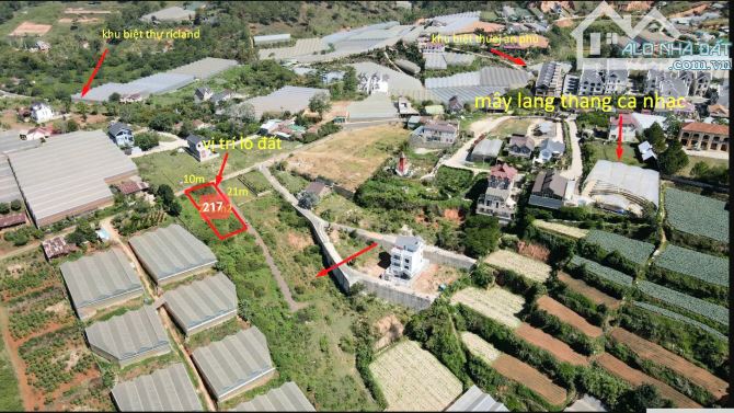 Bán lô đất Măng Lin- 2 mặt tiền 217m²- 6 Tỷ🌲gần Mây Lang Thang