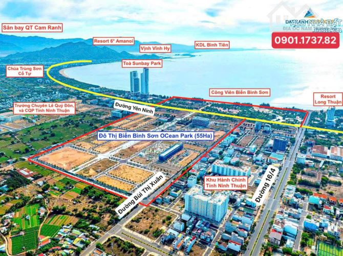 Premium Ocean Gate Ninh Thuận, Nhà mặt Biển Sổ hồng lâu dài thanh toán 2ty4 nhận nhà