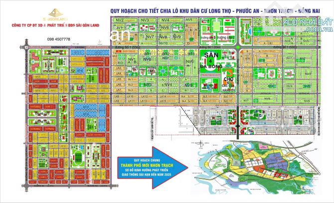 Đất nền Biệt thự, giá siêu rẻ tại dự án HUD & XD Hà Nội. Nơi đầu tư tốt nhất Nhơn Trạch. - 1