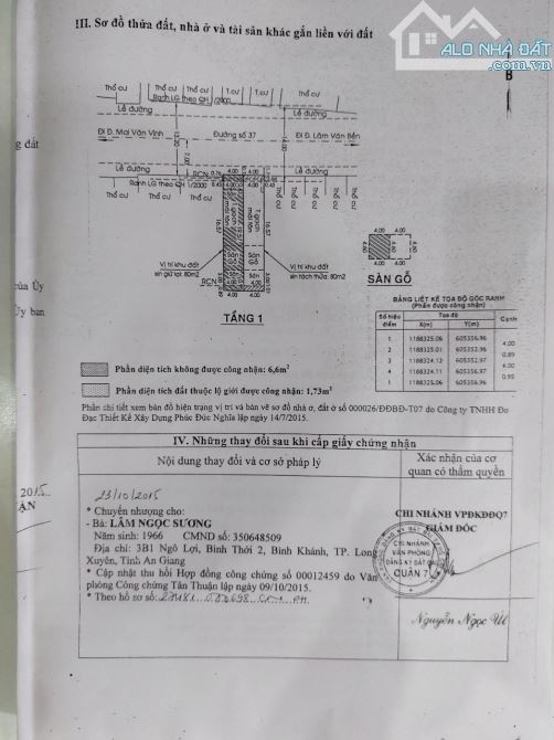 BÁN NHÀ MẶT TIỀN KINH DOANH ĐẸP ĐƯỜNG 37 PHƯỜNG TÂN QUY - DT: 4m x 20m giá 15 TỶ - 2