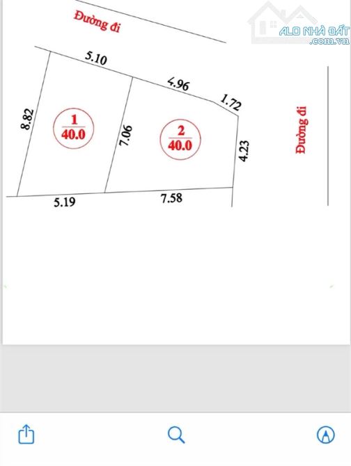 Bìa làng 7m. Bán 40m² tại Thôn Bến- Đông Xuân- Sóc Sơn. Lô Góc. Giá vài trăm triệu - 2