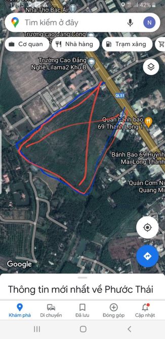 Bán đất mặt tiền Quốc Lộ 51 xã Long Phước Long Thành tỉnh Đồng Nai giá 5,3 triệu/m2 - 2