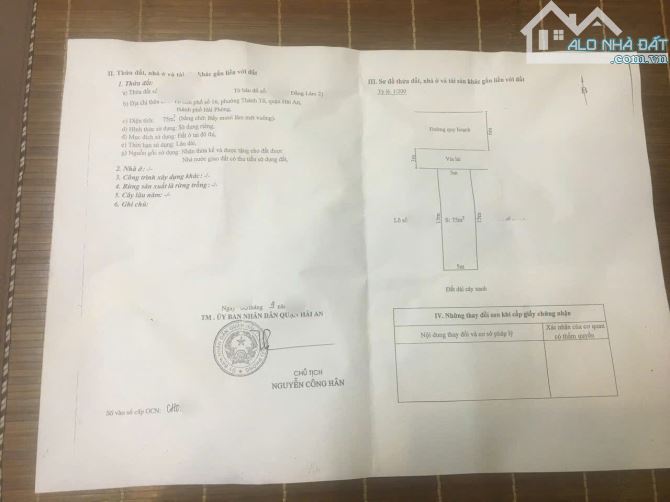 Bán đất TĐC Đằng Lâm 2 75m2 ngang 5 hướng Bắc - 3