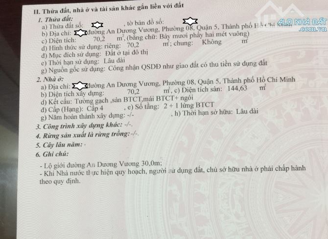 Bán Nhà Mặt Tiền An Dương Vương, Phường 8, Quận 5 ngay Chợ An Đông DT 4x19m 3 Tầng 25 tỷ - 3