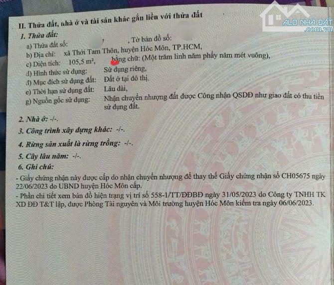 Chủ Ngộp Lãi Thở Không Nổi Bán Gấp Nhà Cấp 4 Thới Tam Thôn 105,5m2 Sổ Riêng.Giá 950 Triệu. - 7