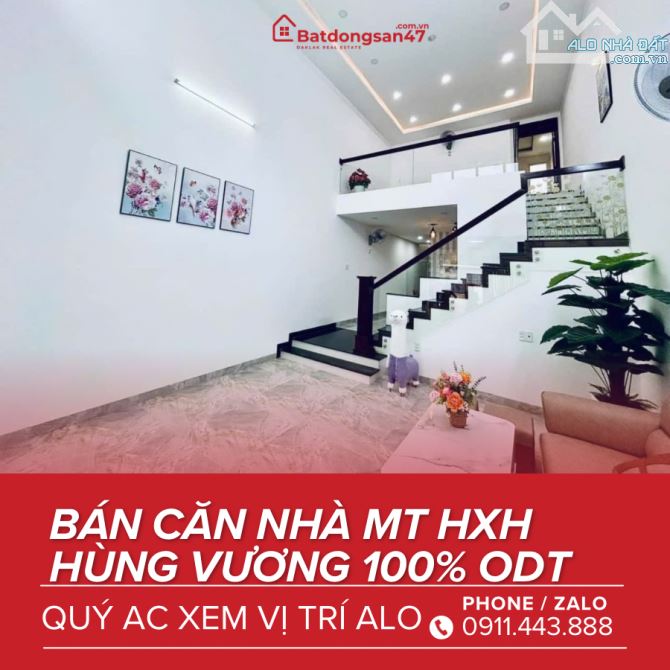 💥BÁN CĂN NHÀ TRUNG TÂM HXH HÙNG VƯƠNG- TÂN LẬP