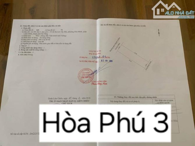 💥💥Làm việc trực tiếp 👍 bán lô mt hoà phú 3 giá rẻ