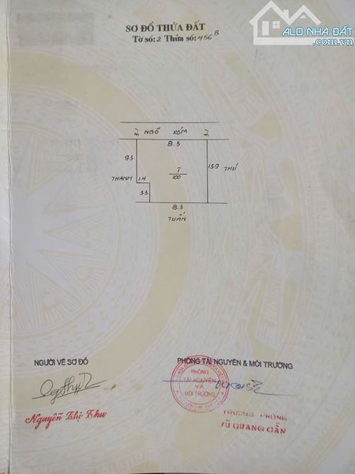 100M FULL THỔ TIỀN =HẬU 8.3M ĐƯỜNG OTO THÔNG TỨ TUNG