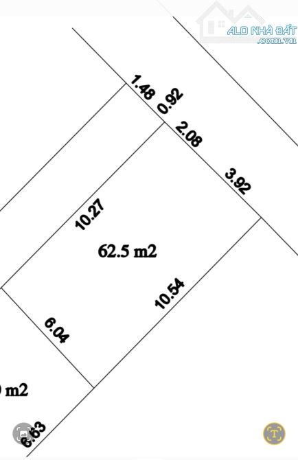 Bán đất Đông Dư Gia Lâm Hà Nội Dt : 62,5m2 * 6m * 8,6 tỷ