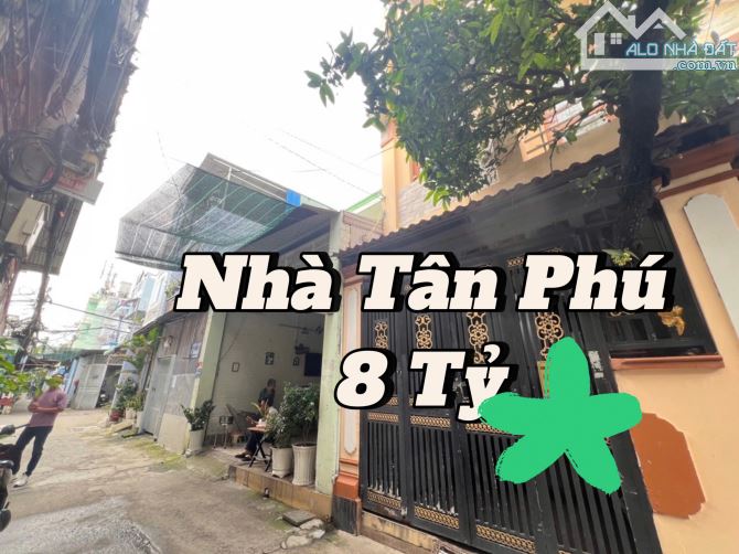 NHÀ DIỆN TÍCH KHỦNG - VỊ TRÍ TIỀM NĂNG - QUẬN TÂN PHÚ - CHỈ 8 TỶ 190TR CÒN TL - 1