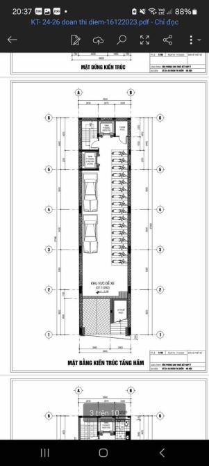 TOÀ VĂN PHÒNG ĐẲNG CẤP THƯỢNG LƯU 177M2 MT 6.5M - 9 TẦNG THANG MÁY- DOANH THU 3,5 TỶ/ NĂM - 3