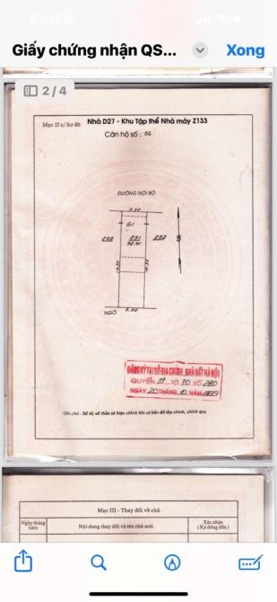 Bán nhà cũ 3 tầng dt 53m2 ngõ ô tô tránh, ô tô vào nhà. - 3