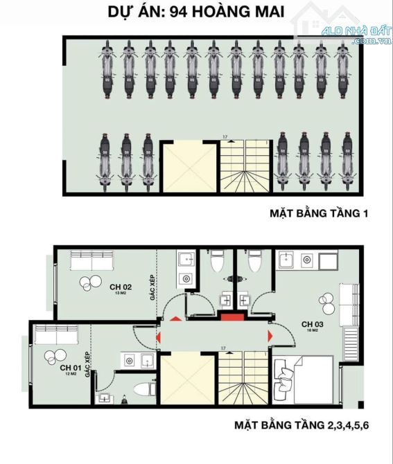 Bán CCMN 7 Tầng Thang Máy Hoàng Mai.50m2-MT:5m. 15 phòng khép kín, dòng tiền cao - 4