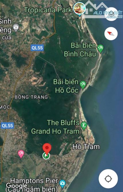 Đất phân lô gần Hồ Tràm-Phước Thuận-Xuyên Mộc-BR.Vũng Tàu-540m2,có 100m2TC