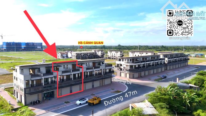 BÁN CẶP SHOPHOUSE 4 TẦNG(A1-04 & A1-05) đường 2B Mặt tiền cổng Khu NAM LONG 2 Central Lake - 1