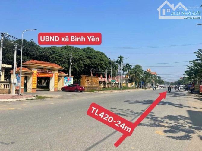 Bán lô 60,1m2 trục chính Sen Trì, Bình Yên, đường oto tránh nhau, 100m ra đến đường 420 - 1