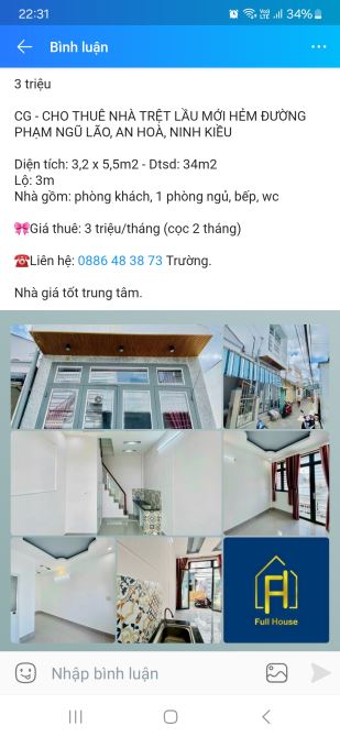 Nhà lầu mới đẹp ngay trung tâm giá cực rẻ - 1